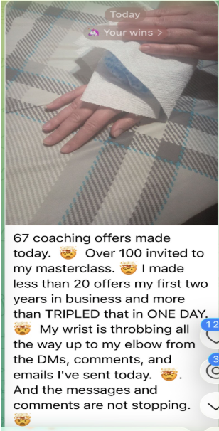 Testimonial screenshot